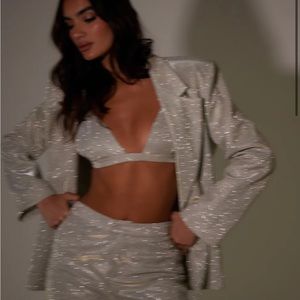 GOLD PALOMA BLAZER - SLA THE LABEL